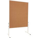 Moderationstafel U-Act, braun/Jute, 120x150cm, Standard,...