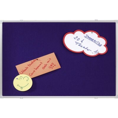 Pinntafel Filz mit Aluminiumrahmen Abmessung: 600x900mm