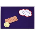 Pinntafel Filz mit Aluminiumrahmen Abmessung: 600x900mm