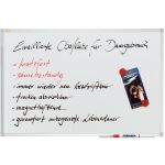 Whiteboard Schreibtafel 90x120cm emalliert, magnethaftend
