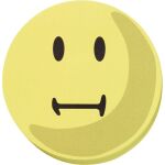 Moderationskarten 10cm # UMZ10S2 100 Stück, Gesicht...