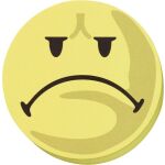 Moderationskarten 10cm # UMZ10S3 100 Stück, Gesicht...