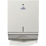 Handtuchspender Metall, weiß für V- und...