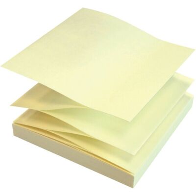 Z-Notes, 75 x 75mm, 100 Blatt, gelb