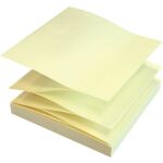 Z-Notes, 75 x 75mm, 100 Blatt, gelb