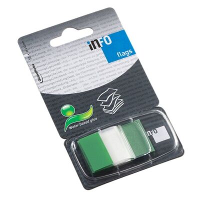 Index Haftstreifen,Grün, 25,4 mm 50 Heftstreifen