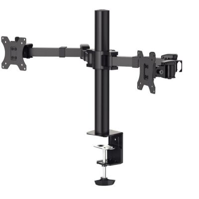Monitorhalterung, 2 Monitore, 13-35" höhenverstellbar, schwenk-/neigbar