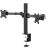 Monitorhalterung, 2 Monitore, 13-35" höhenverstellbar, schwenk-/neigbar