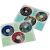 A4 CD-R Folienhüllen abheftbar 3 CDs je Folie mit Indexkarten