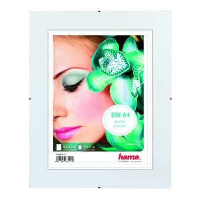Rahmenloser Bilderhalter ClipFix, A4, Glasart: Reflex
