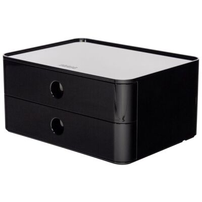 Smart-Box Allison,Schubladenbox 2 Schübe, jet black