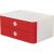 Smart-Box Allison,Schubladenbox 2 Schübe, cherry red