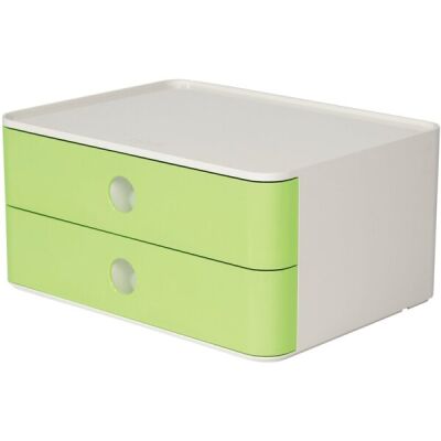 Smart-Box Allison,Schubladenbox 2 Schübe, lime green