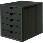 Schubladenbox SCHRANK-SET KARMA, A4, 5 Schubladen...