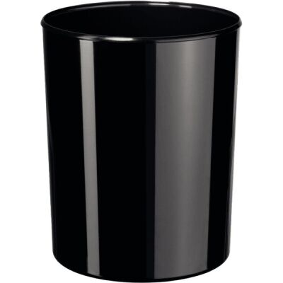 Papierkorb Elegance schwarz 13 Liter, hochglänzend