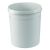 Papierkorb GRIP mit Rand, 18 l, hellgrau, 2 Griffmulden, extra stabil