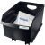 Papier Container LOGO Drive 25l, schwarz, ohne Rollen u. Deckel