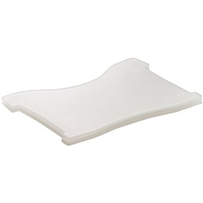 Stützplatten A8 quer Kunststoff transluzent klar f. Han998