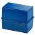 Karteibox A6 quer f.400 Karten blau 165x95x143mm