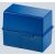 Karteibox A7 quer f.300 Karten blau 121x74x101mm