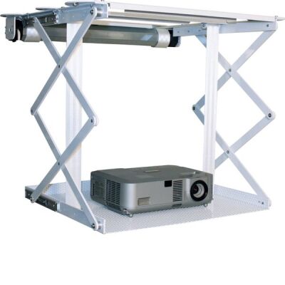 Motorischer Scherenlift Homefix I für Projektoren und/oder Beamer, Fahrweg 115-800mm, Hubkraft 1-25 kg