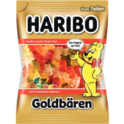 HARIBO echte Goldbären, 200 g Fruchtgummi