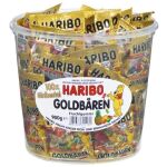 Haribo Goldbären Minibeutel, Klarsichtdose mit 100 x...