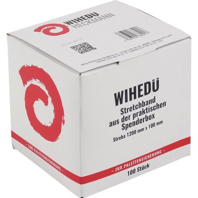 Stretchband in Spenderbox á 100 Stück, 1200x100mm