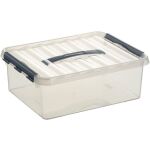 Kunststoff-Box 12 Liter, DIN A4, transparent, 400 x 300 x...