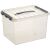 Kunststoff-Box 22 Liter, DIN A4, transparent, 300 x 400 x 260 mm,