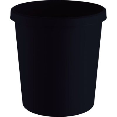 Papierkorb the green german, 18 l, schwarz