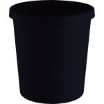 Papierkorb the green german, 18 l, schwarz