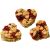 Müsli-Herzen Cranberry, 30 Becher à 30 g, gesüßte Haferflocken in Herzfrom gepresst mit Cranberries