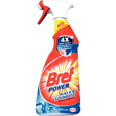 Bref Power Badreiniger Sprühflasche 750ml, gegen Klak und Schmutz