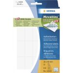 Vielzwecketiketten 19 x 40 mm, weiß, 640 Etiketten,...