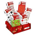 Schmucketikett Sortiment DECOR, Adventskalenderzahlen, 60...
