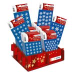 Display Sticker DECOR Sterne Silber, 60 Packungen...