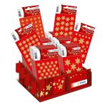 Display Sticker DECOR Sterne Gold, 60 Packungen à...