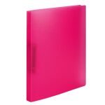 Ringbuch A4 PP transluzent pink