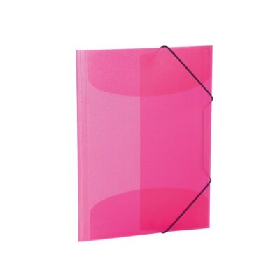 Sammelmappe A4, PP, transluzent pink