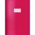 Kartonheftschoner A4, pink, mit Beschriftungsetikett
