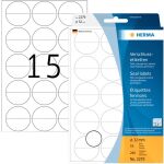 Verschlussetiketten Ø 32 mm, 240 Etiketten, mittig...