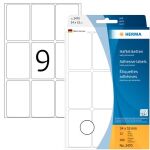 Vielzwecketiketten 34 x 53 mm, 288 Etiketten, weiß,...