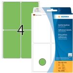 Vielzwecketiketten 52 x 82 mm, 128 Etiketten, grün,...