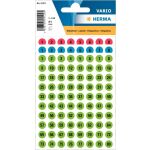 Zahlen Ø 8 mm, 576 Etiketten, Aufdruck: 1-160,...