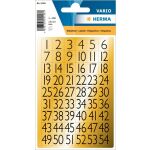 Zahlen 13x12 mm, 216 Etiketten, Aufdruck: 1-100, Folie,...
