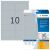 Typenschild-Etiketten 96 x 50,8 mm, 250 Etiketten, silber, extrem stark haftend, wetterfest, reißfest, Packung à 25 Blatt