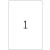 PREMIUM Adressetiketten 199,6 x 289,1 mm, 100 Etiketten, weiß, matt, permanent haftend, Blattformat: DIN A4, Packung à 100 Blatt