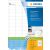 PREMIUM Adressetiketten 38,1 x 21,2 mm, 6.500 Etiketten, weiß, matt, permanent haftend, Blattformat: DIN A4, Packung à 25 Blatt