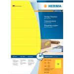 Farbige Etiketten 105 x 37 mm, 1.600 Etiketten, gelb,...